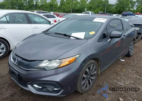 2015 Honda Civic Ex-L из США, поврежденный, VIN 2HGFG3B09FH506761